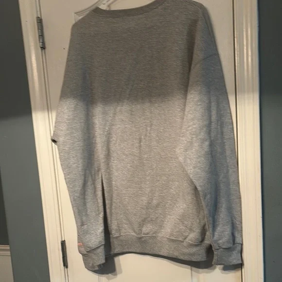 Strawberry Shortcake Theme Gray Crew Neck Sweatshirt XL Oversized - Picture 4 of 5